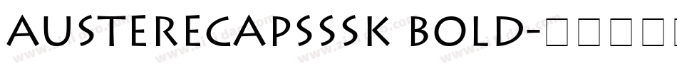 AustereCapsSSK Bold字体转换